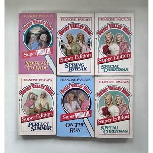 Sweet Valley High Book Lot - Super Editions & Super Thriller Francine Pascal 80s